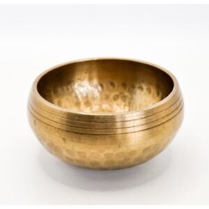 Vintage Brass Tibetan Singing Bowl Sound Healing & Meditation Chakra
